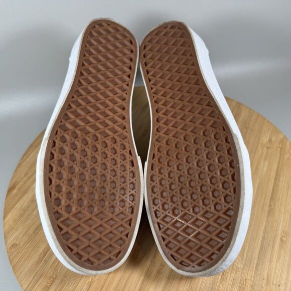 Vans Off The Wall Classic Old Skool Casual Shoes White Women's 7.5 - Picture 6 of 8